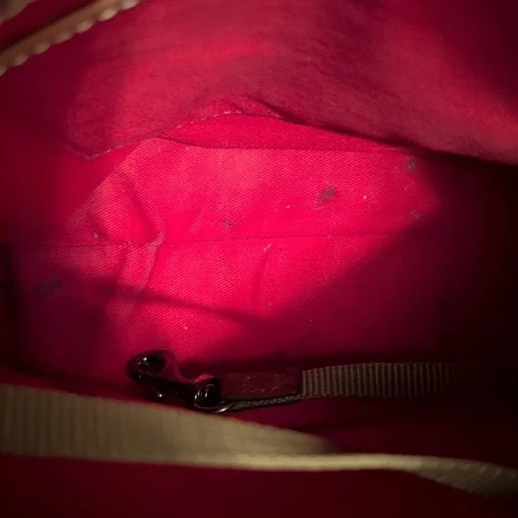 Dooney & Bourke Brown and Tan Leather Crossbody Bag - Picture 9 of 12